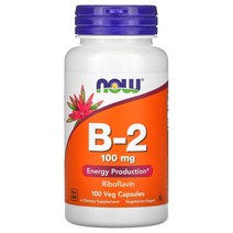 나우푸드 NOW Foods B-2 100mg 베지 캡슐 100정, 1개