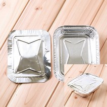 5p 은박도시락 SET 17.3x14.2cm 고급도시락용기 음식포장용기 초밥포장용기 1회용도시락 일회용종이용기 단체도시락