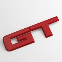 머스탱 호환 부품 new 3d metal 검정 red silver car rear trunk decal 엠블럼 로고 fender gt 스티커 ford mustang car, 빨간색