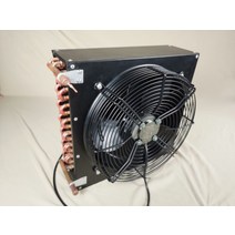판형 열 교환기 쿨러 수냉식 농막 라디에이터 물콘, 커버가 있는 1/8hp 콘덴서 모터 2×4