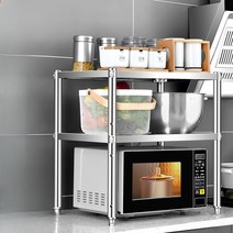 광파 오븐장 오븐 거치대 조립 선반 수납 밥솥 다요옫, 길이 70 X너비 40 X높이 60 2단