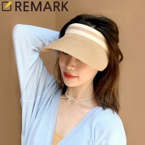 라인 밴드 썬캡 밀짚모자 왕골모자 라피아햇 라탄모자 여름모자 보넷헷 버킷햇