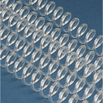 코라미 크리스탈링 코일링 3대1 제본링 제본소모품 제본, 10mm(50매)/1kg(약 115개), 2box