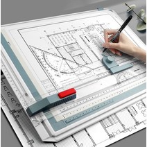 제도판 A3 올인원 드로잉 보드 전문가용 평행 자