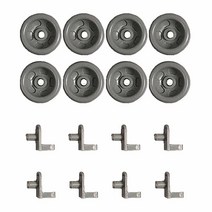 GE DW 8팩 WD35X21041 식기 세척기 하단 랙 키트 8 P