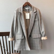 봄자켓 재킷 JK 점퍼 야상 바람막이 남성 여성 여자 체크 마이 카라 베이지