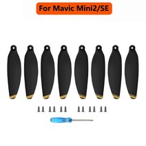 드론 프로펠러 DJI 미니 2/SE 경량 윙 팬용 4 쌍 4726 소품 블레이드 교체 액세서리 용 예비 부품, [01] 8 pcs Golden