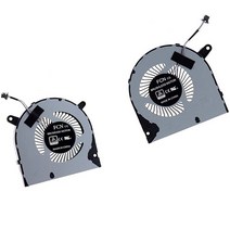 Deal4GO DC 5V/0.5A CPU 쿨링 팬 4NYWG 04NYWG w/GPU 쿨러 세트 160GM 0160GM 델 G3 3590 3500i7 9세대 P89F 게이밍 노트북, CPU w/ GPU Cooling Fan set