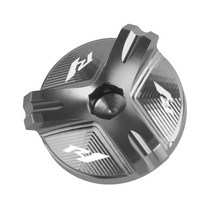 바이크 오토바이 CNC 엔진 오일 필러 캡 플매트 카펫 러그 커버 야마하 YZF R1 R3 R6 1998-2020 -2021 200, 02 R1 Titanium