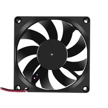 12V 24V 80x80x15mm 2Pin DC 8015 브러시리스 냉각 케이스 팬 PC 컴퓨터 CPU 라디에이터 쿨러, 02 24V