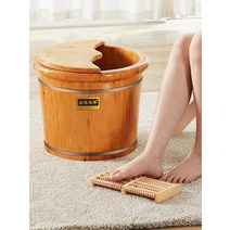 족욕기 습식 원목편백나무 삼나무 발목욕 30cm가정용, 11.30cm 바이노럴 + 마사지기 + 풋바스