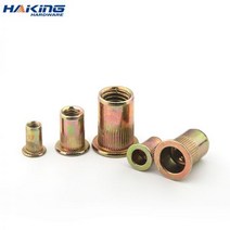 1050X M3 M4 M5 M6 M8 M10 M12 아연 도금 탄소강 널링 너트 리벳 플랫 헤드 삽입 캡, M8(30PCS)