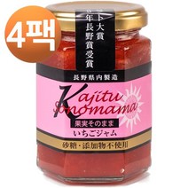 과일 그대로 잼 딸기잼 무설탕 150g, 4팩