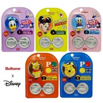 불스원 디즈니 차량용 통풍구 방향제 폴라프레쉬 거치대 리필2개 풀세트 총90일용, 허니꿀레몬향