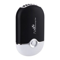 캠핑 에어컨 이동식 미니 휴대용 핸드 헬드 데스크 400mah 리튬 배터리 가습 쿨러, 검은색
