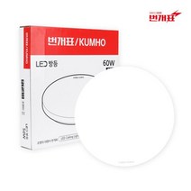 번개표 LED 원형 방등 60W 천장등 거실등 안방등, 1개