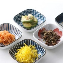 바보사랑 DF 16일본풍 찬기 그릇 1P 반찬 접시 (유메 시리즈).리빙톡톡, 유메사각찬기B