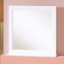 아이플로어 심플스 좌경(대)/벽거울/화장대거울, 색상:화이트