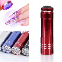 UV랜턴 라이트 레진 젤네일램프 젤램프 UV램프 미니 6W LED 네일 드라이어 마이크로 USB 젤 바니시 경화 기계 아트 장비 3LED 비즈 매니큐어 도구, 4.554242