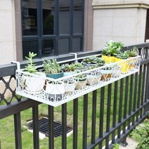 베란다 화분 받침대/ 화분걸이 철제걸이 창틀선반 식물진열대 거치대 30x20x12cm