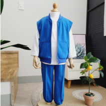 [옷 만들기 패턴지] 조끼 트레이닝 상하세트(아동 성인) _ 톡톡패턴, 성인상하세트-티셔츠 조끼 바지