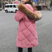 로즈드림 hyku ss 간절기인기상품신제품후드퍼코튼퀼트롱패딩유행자켓