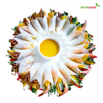 고품격 상차림음식 무쌈말이 4인분 20ea, 990g, 1세트