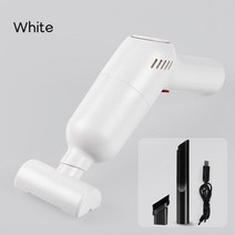 침구청소기 이불청소기 매트리스청소기 8000Pa 120W 흡입 무선 자동차 진공 청소기 핸드 헬드 홈 먼지 캐, 03 White