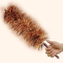 닭 먼지털이개 깃털 닭털 먼지털이게 중/대, 중 / 깃털 40cm 손잡이 23cm
