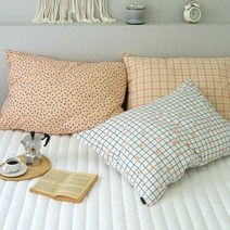 [천삼백케이] [바이지미] 스위트 룸 순면 베개커버-2style-50x70(솜포함)