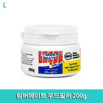 건강-드림_팀버메이트 우드필러 200g 보수용품 균열 다양한조색 착색 다용도 구멍메우기 상도도장 목재용 보수재_rjsrkdemf, 건강_드림-옵션_브러쉬박스