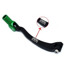 오토바이 CNC 접이식 알루미늄 기어 시프트 레버 기어 시프트 레버 맞는 오토바이 ATV 먼지 자전거 구덩이 자전거 기어 레버 KAYO, PPR-Green-BK