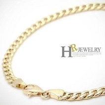 호림쥬얼리 18K정품)히트)세련+머리끈(HR)18K 할로우 3.5mm 커브 팔찌
