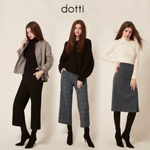 [도티 dotti] 웜 기모 레깅스 3종 세트 (와이드 레깅스팬츠 2종 + 치마 레깅스 1종)