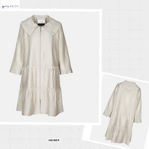 [기비키이스]기비 22여름 클라우드 주름넥 롱 자켓