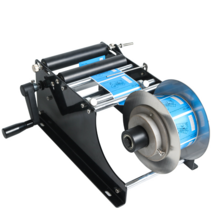 수동 원형 병 통 라벨 기 스티커 부착기 롤택기 머신, ZS-50 표준