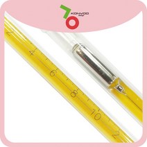 표준온도계 8개 선택주문 0.1도 단위 길이 420mm, 1개, 250도~300도
