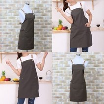 홈앤블리 서스펜더앞치마 심플한앞치마 알바앞치마, 상세페이지 참조