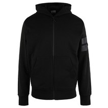 [몽클레어] 22FW 8G00007 809KR 999 남성 로고 후드 집업 블랙