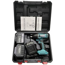 진정한 550N.m 18V 1/2 브러시리스 무선 임팩트 렌치 1830 1840 호환 가능... 자동차 수리 트럭 수리용 리튬 배터리, 30.UK - with 2 9Ah and case