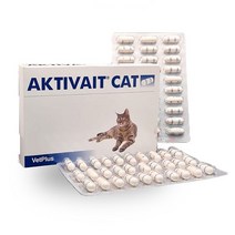 액티베이트 캣 ( AKTIVAIT CAT 60 Cap ) / 고양이 영양제 / 항산화 / 노령묘 필수 (exp 23/10/13)