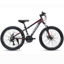 인트로바이크 다이렉트2400 MTB자전거 디스크브레이크 알루미늄프레임 24인치 시마노21단 어린이자전거, 완전조립신청, 블랙/그레이