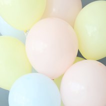 파티해 천장장식 마카롱풍선(헬륨효과)세트-피치피치