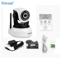 무선전화기 효도전화기 업소용 가정용 전화기 Sricam30MP 스마트 홈 실내 와이파이 IP 카메라 양방향 인체 자동 추적 무선 비디오 감시 보안 CCTV, Camera Only_미국 플러그