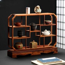 수석장식장 찻잔 코너 거실 거시 선반 엔틱 소품 서재, A