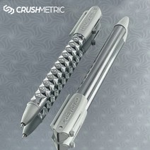 크러쉬메트릭 압축해제 변형펜 싸인펜 블랙 0.5 Crushmetric 인싸 선물, 실버
