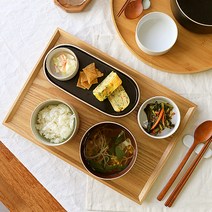 가연 도자기 1인 혼밥 그릇세트 한식 홈 세트, A-2. 한식 S -전체 브라운색상