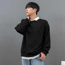 키작은남자 리서치 맨투맨 티셔츠