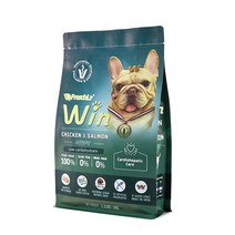프레스키 윈사료 애견 그레인프리 소프트 사료 1kg, 치킨&연어