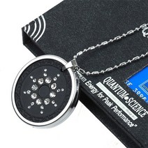 프롬프트 프롬포터 양자 펜던트 스칼라 에너지 이온 목걸이 yogo health jewelry 6000 ions 스테인레스 스틸 목걸이 일본 보석 우정 JX, 상자 12